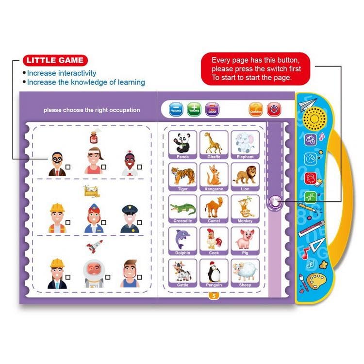 Toyvala Intelligence Book | Interactive Book -Musical English Educatio ...
